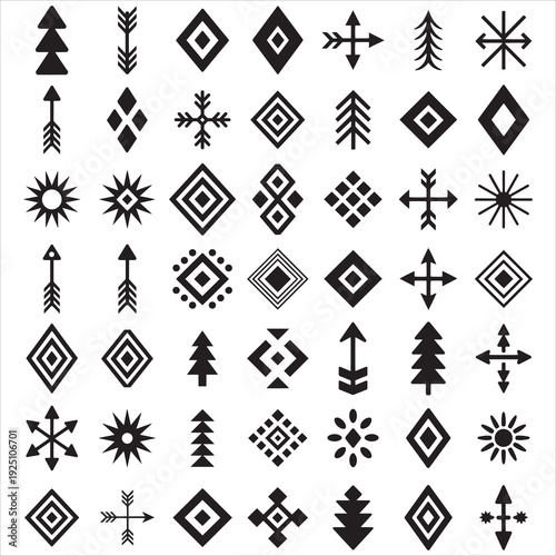 Southwestern Boho Elements Clipart