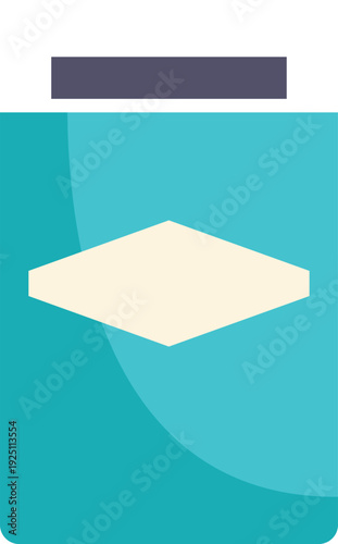 Laundry detergent package with a blank label for cleaning and washing tasks