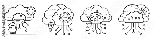 Artificial intelligence cloud computing and machine learning with the technological digital network