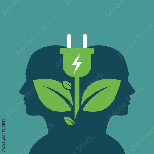 Innovation and sustainability merging minds with nature and technology