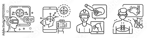 Diverse applications of artificial intelligence, including augmented reality and medical technology