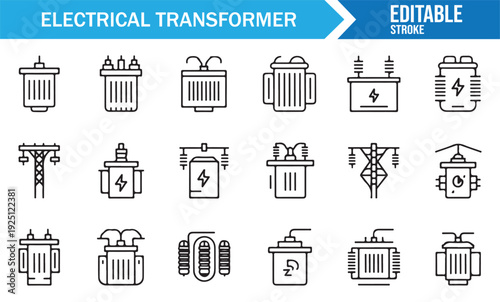 Utility and Energy Network Editable Vector Set