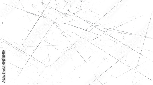 Grey abstract distressed texture with scattered dots and lines on white background grunge