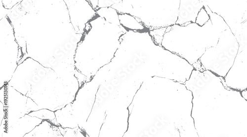White marble texture with grey cracks and speckles stone