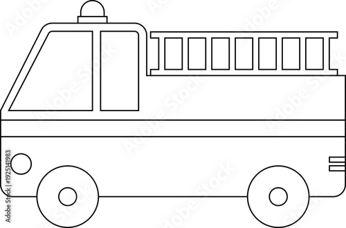 Cute colorful car vector illustration for kids