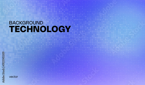 Abstract ai tech gradient background for wallpaper and graphic design with light circle pattern backdrop. Design template with halftone texture art and blur modern shape with smooth color. 