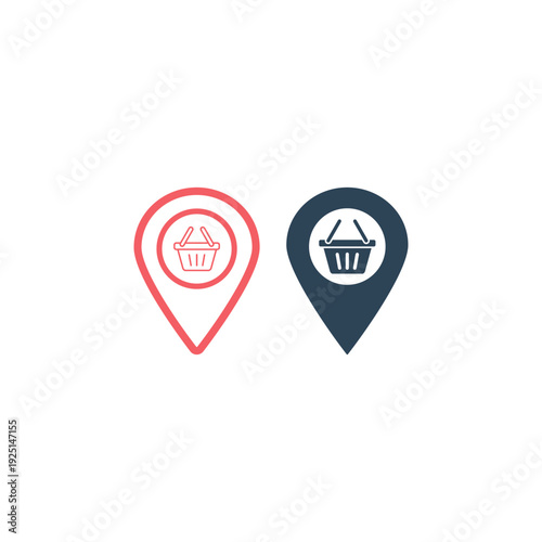 Free Download Shopping basket icons set simple style for web template and app. Shop, cart, bag, store, online, purchase, buy, retail, vector illustration design - GFXLoad