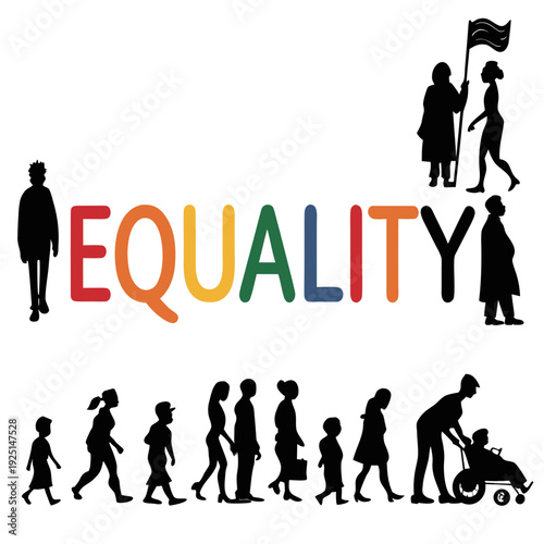 International Day for the Elimination of Racial Discrimination – Diverse Hands Unity Concept, Equality and Anti-Racism Awareness Illustration