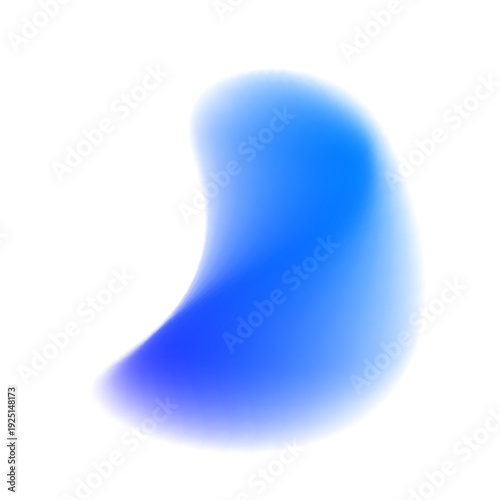 Liquid abstract gradient circle glows with neon shades, glossy blot textures merge with floating blob, drops. Rounded form gives dimensional depth. Blue highlights shape water. Vector png banner.