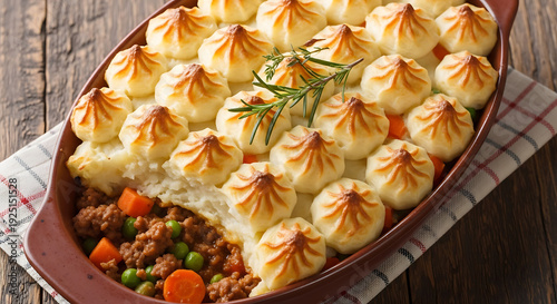 baked apple pie with almonds