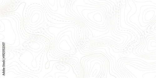 Modern relief white and gray line location discovery. vector topo map design paper background.abstract wavy background. topographic contour background. Topography background. Vector banner. Topo.