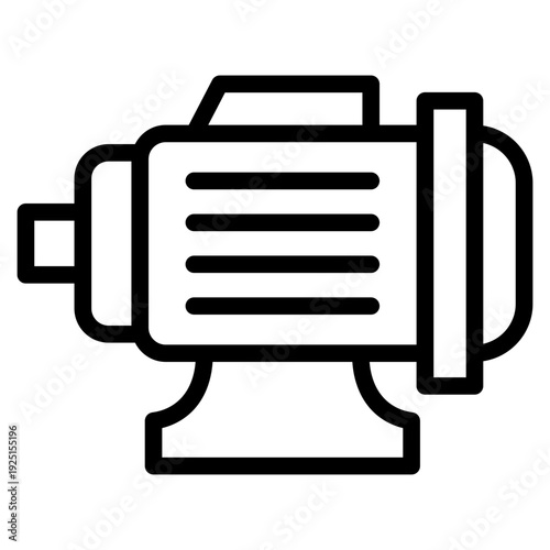 Water pump icon vector illustration