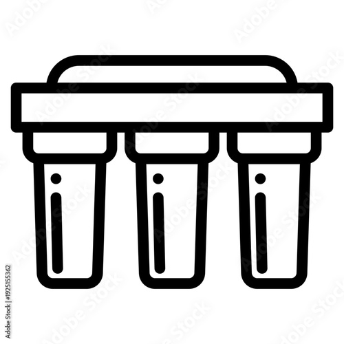 Water filter icon vector illustration
