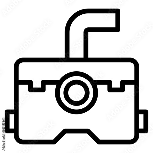 Stump pump icon vector illustration