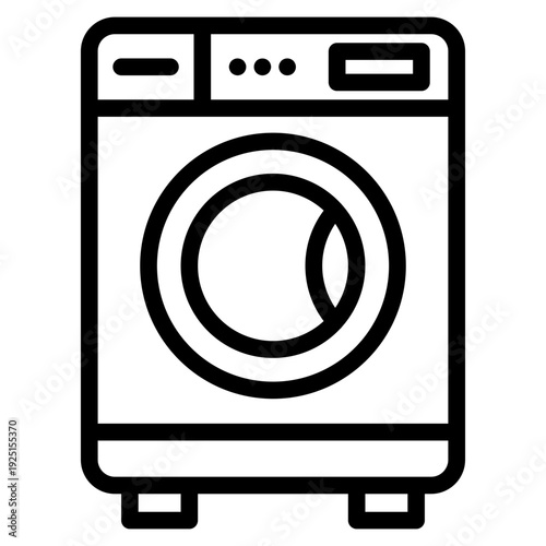 Washing machine icon vector illustration