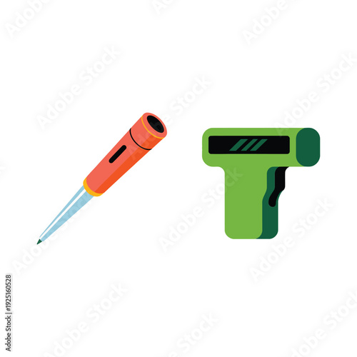 Electronics repair toolkit icons, desoldering pump, heat gun, maker lab poster, circuitry solder session, hardware repair clinic, community workshop graphics