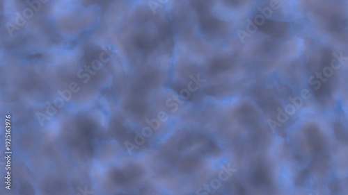 Atmospheric animation of clouds. Abstract blue fog. A trip to the clouds. A smoky ethereal cloud in motion.