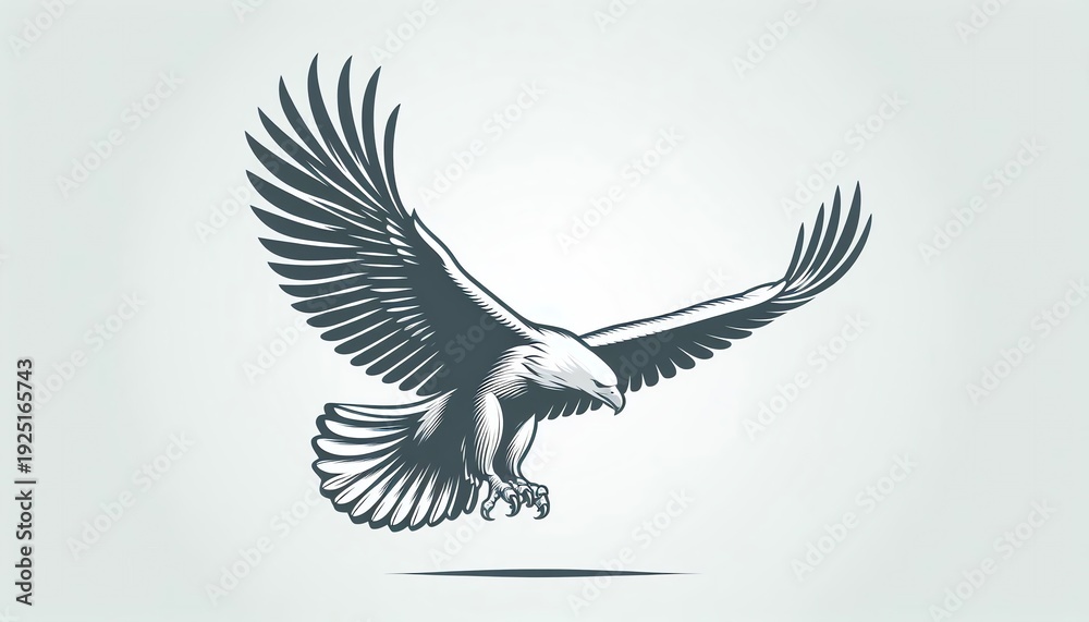 Obraz premium eagle vector illustration