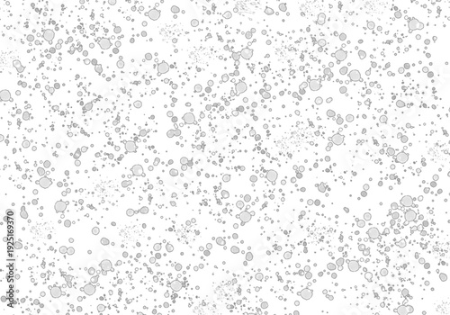 Fondo de pompas en tonos grises sobre fondo blanco. Fondo de comic