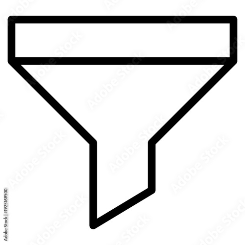 Data filter icon vector illustration.