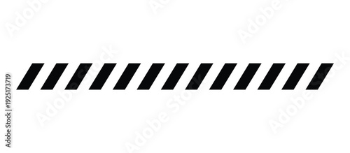 Diagonal stripe line border element. Black slanted bar pattern divider design. Minimal geometric stripe separator for banners and layouts