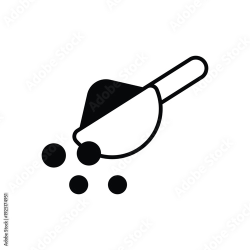 Powdered Sugar vector icon