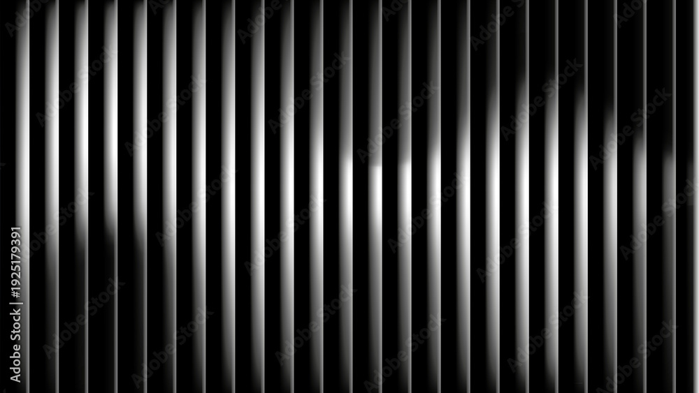 Obraz premium Abstract vertical metallic lines with dramatic lighting and shadows creating a futuristic and sleek background texture