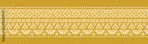 Hand drawn  abstract seamless pattern, ethnic background, aztec style - great for textiles, banners, wallpapers, wrapping - vector design