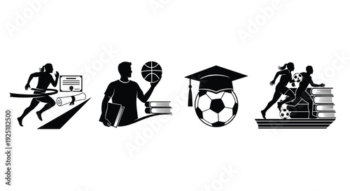 Student athletes achieve success in sports and academics with dedication and hard work