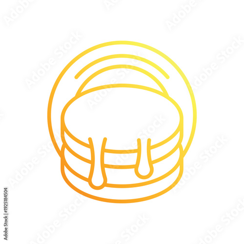 Happy Pancake Day Sign vector icon