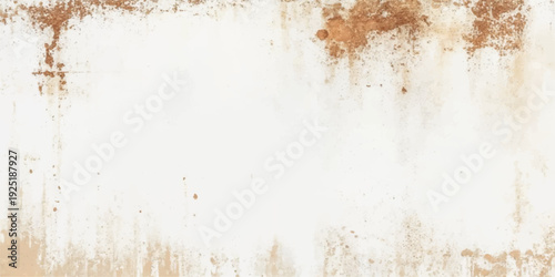 A vintage aged surface features a brown old grunge paper texture with a rough pattern and a dirty antique design on a blank weathered background
