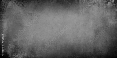 An aged dark grey grunge metal and paper texture background with a vintage rough concrete stone surface pattern for a blank dirty wallpaper design