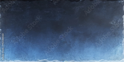 A dark blue grunge background with abstract smoky clouds and misty textures creates a stormy night sky backdrop featuring subtle light and copy space