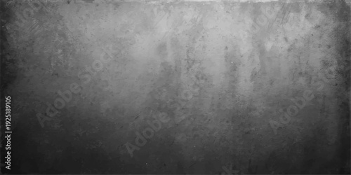 Dark aged metal plate background with rivets featuring a gritty black concrete wall texture and dirty vintage gray pattern for a dark industrial surface backdrop