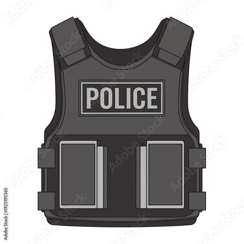 Police Tactical Vest with POLICE Badge