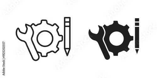 Customized icon in a simple, black and white style.