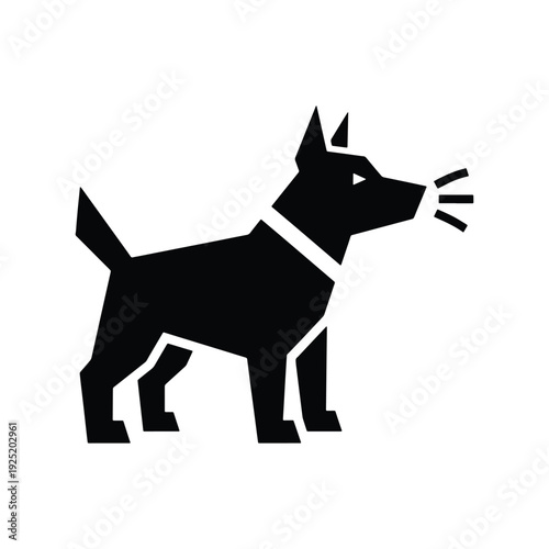 Barking Dog Icon – Animal Behavior and Training