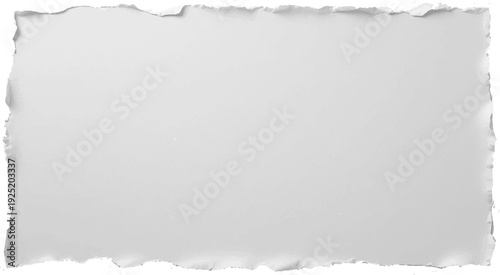 Blank Torn Paper Sheet with Rough Ripped Edges – Vintage Handmade Background