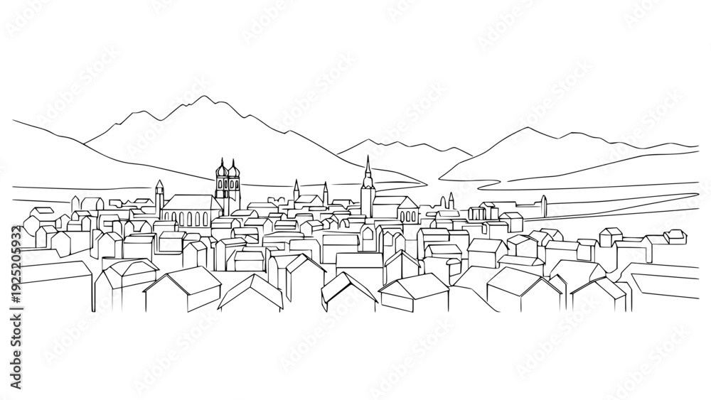 Obraz premium Berchtesgaden City Germany