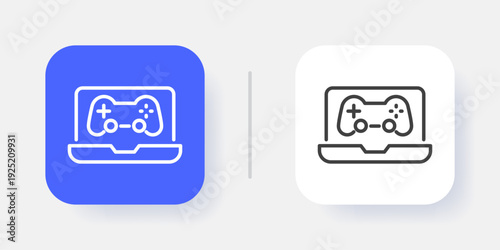 Artificial Intelligence UI Button Icon with Active and Inactive States – Modern SaaS Dashboard Interface Element