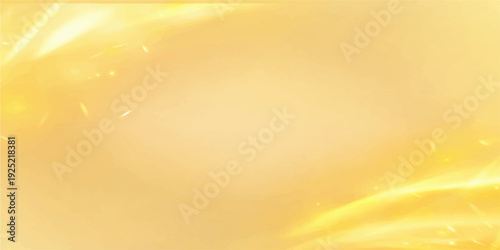 Vintage old paper background with golden sun rays and yellow orange light waves creates a bright summer vector illustration featuring a textured gradient motion pattern and energy design