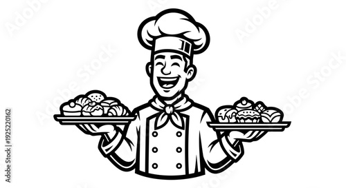 Chef Page Holding Food Page.