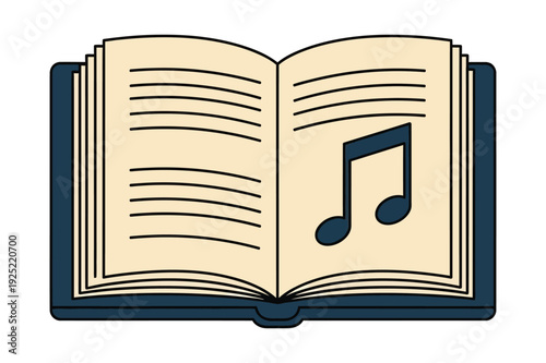 Open Music Book Icon