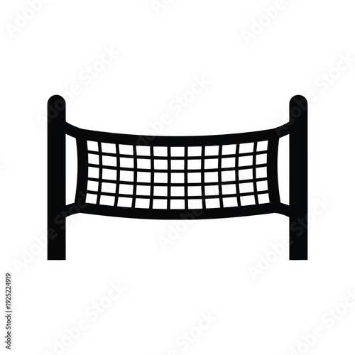 Badminton net vector icon illustration Vector