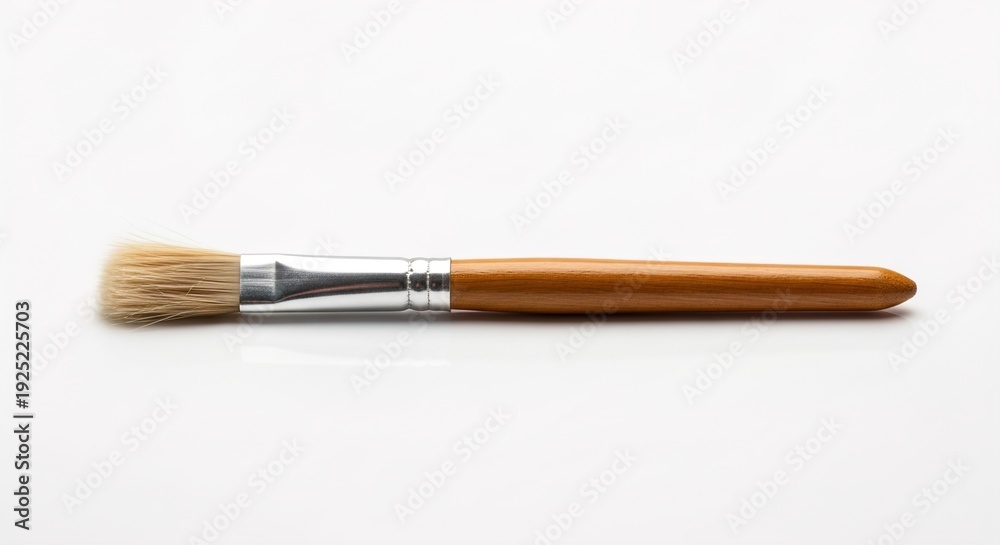 Fototapeta premium Paint Brush Isolated on White Background for Creative Artwork 