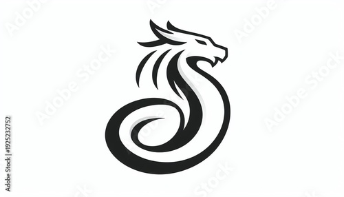 Wallpaper Mural dragon tattoo design vector illustration Torontodigital.ca