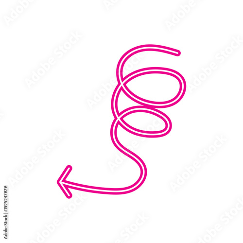 Creative Hand Drawn Colorful Doodle Arrows and Directional