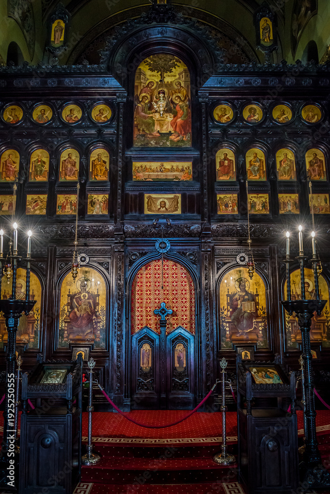 Ταπετσαρία Iconostasis of Orthodox Coronation Cathedral in Alba Carolina Citadel, Alba Iuli