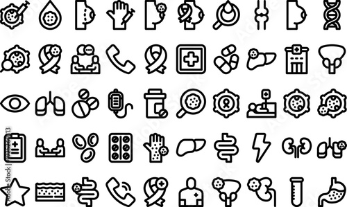 Chemotherapy Medical Treatment Illustration