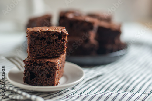Wallpaper Mural Delicious chocolate fudge brownie  Torontodigital.ca